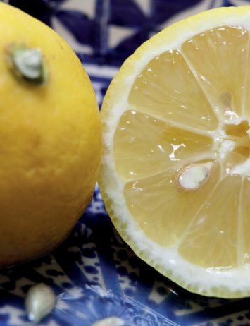 Cheesecake with lemon and ginger