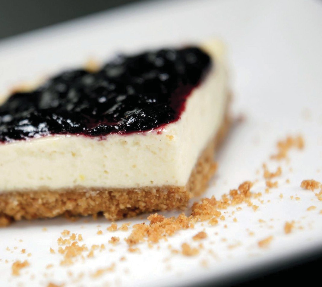 The classic “New York” cheesecake
